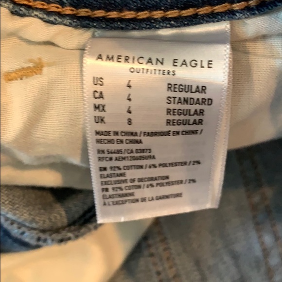 American Eagle hi rise stretch mini 4 - Picture 3 of 3